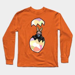 Bernie Sanders in Bunny Ears Funny Easter Eggs Long Sleeve T-Shirt